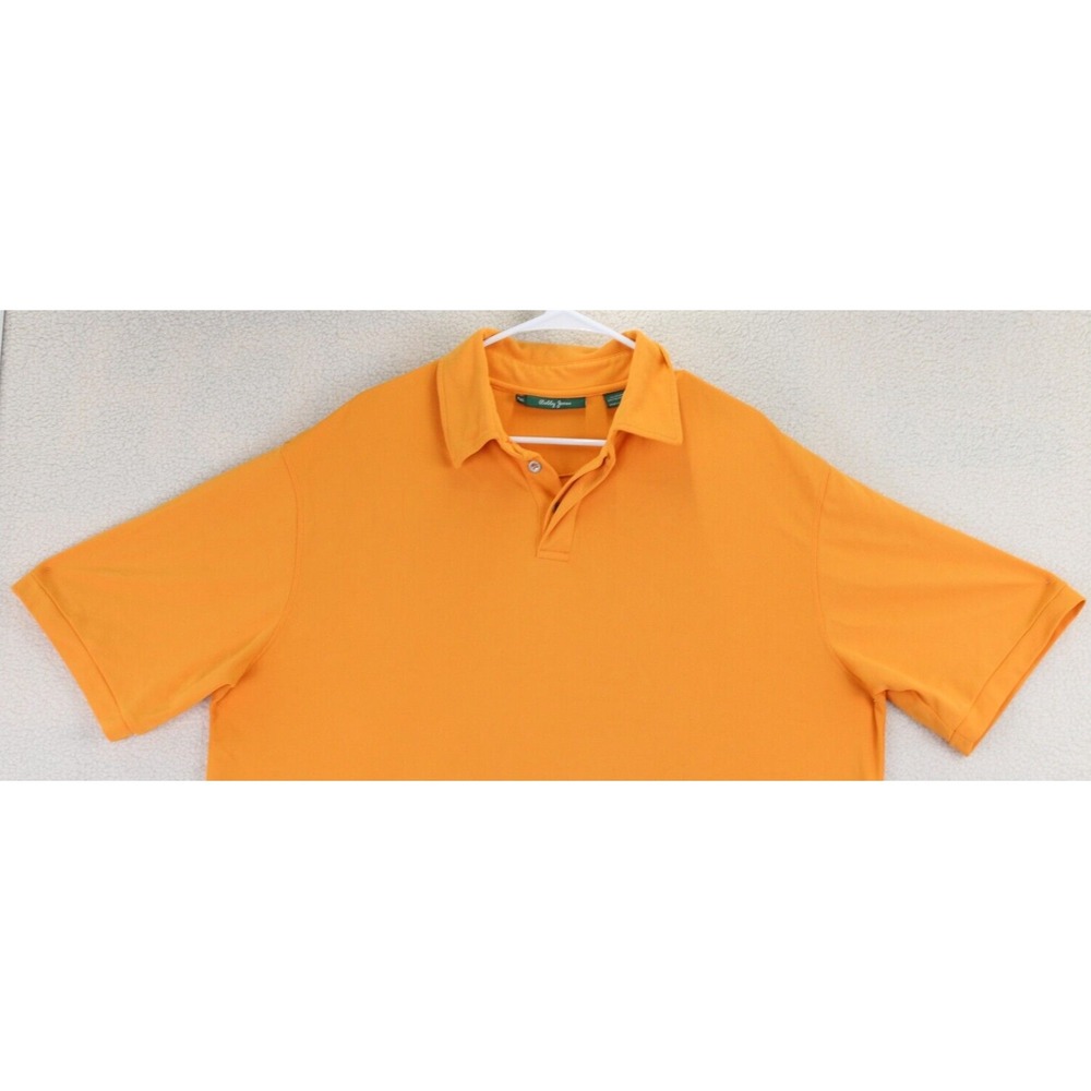 Bobby Jones Short Sleeve Golf Polo Shirt Mens XXL Orange Golfcore Performance - Picture 3 of 16